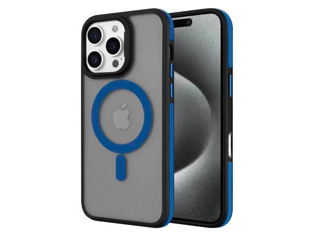 Entronix [Magnetic] Case Compatible with iPhone 16 Pro Max - Translucent Matte Back w/ Rugged Edges