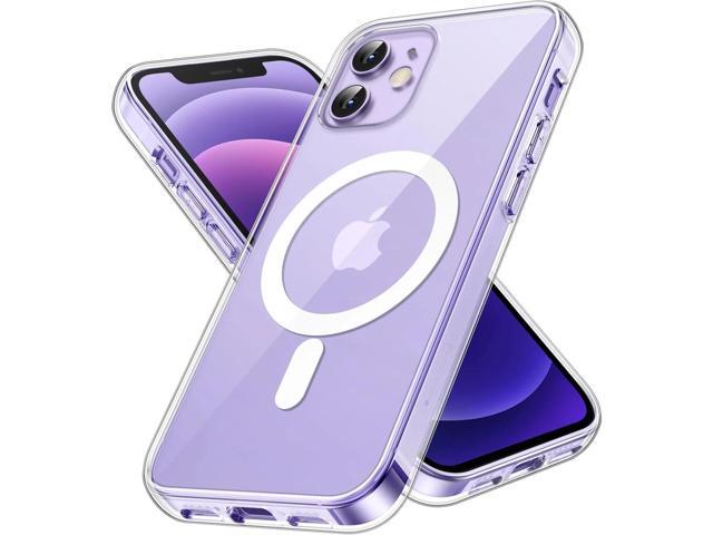 Entronix [Magnetic] Case Compatible with iPhone 12 Mini - [Hard Back] Thick Clear