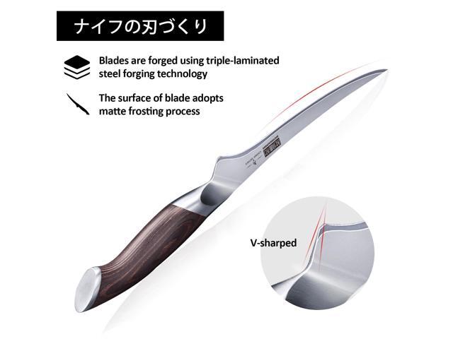 HOSHANHO Fillet Knife 7 Inch, Super Sharp Boning Knife in High Carbon Steel AUS-10, Professional Japanese Fish Knife for Meat Poultry Cutting