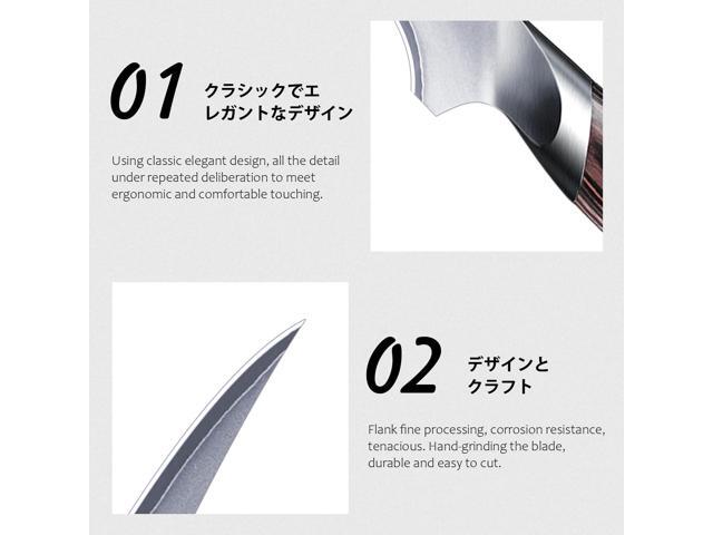 HOSHANHO Fillet Knife 7 Inch, Super Sharp Boning Knife in High Carbon Steel AUS-10, Professional Japanese Fish Knife for Meat Poultry Cutting