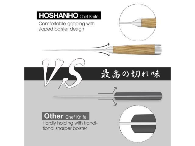 HOSHANHO Damascus Chef Knife 8 Inch, Professional 67 Layers VG-10 Super Steel Kitchen Knife, Ultra Sharp Japanese Knife with Durable Ergonomic...