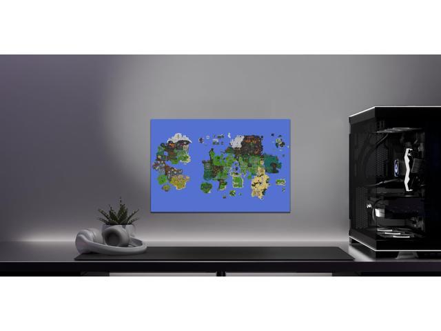 Gielinor - Old School RuneScape UV Printed Acrylic Wall Art - 16in x 24in