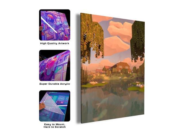 Just Chillin' - Old School RuneScape UV Printed Acrylic Wall Art - 16in x 24in