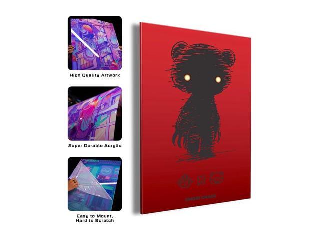 Nightmare Bear - Gloomy Bear Acrylic UV Printed Acrylic Wall Art - 16in x 24in