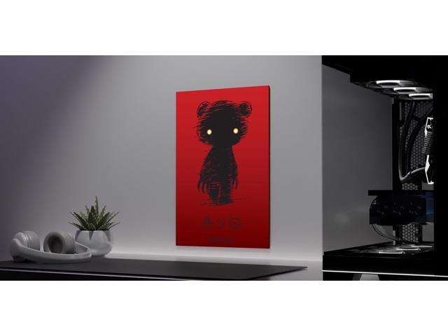 Nightmare Bear - Gloomy Bear Acrylic UV Printed Acrylic Wall Art - 16in x 24in