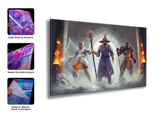 Dungeon - Old School RuneScape UV Printed Acrylic Wall Art - 16in x 24in