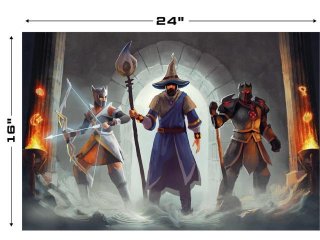Dungeon - Old School RuneScape UV Printed Acrylic Wall Art - 16in x 24in