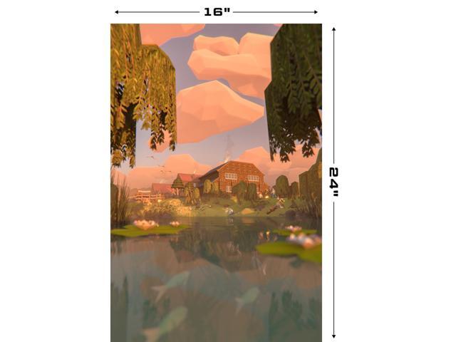 Just Chillin' - Old School RuneScape UV Printed Acrylic Wall Art - 16in x 24in