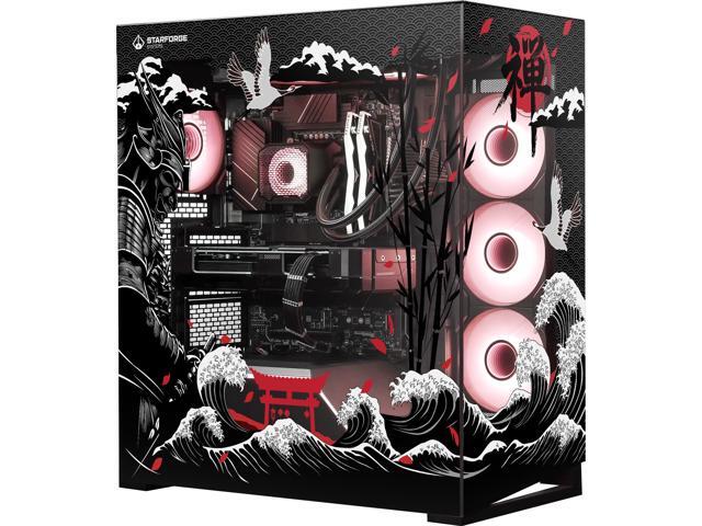 Starforge Systems Nimbus Clouded Gates Custom Gaming Desktop PC Bundle, AMD Ryzen 7 9800X3D, AMD RX 9070 XT 16GB, 2TB Gen 4 NVMe, 32GB DDR5 RAM...
