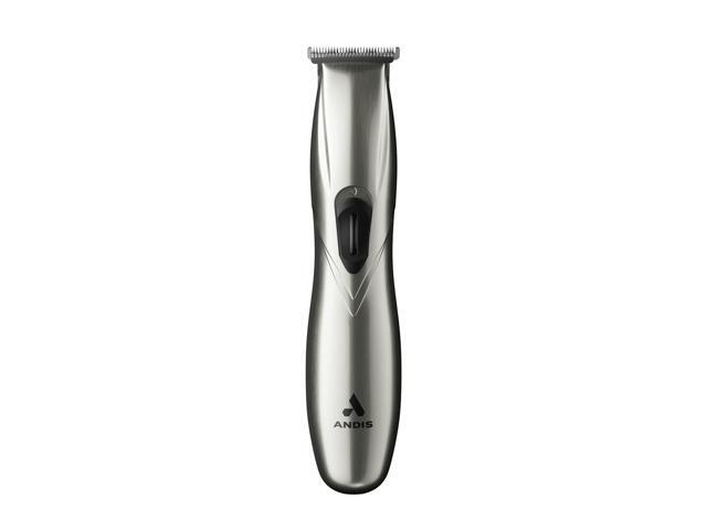 Andis 32810 Slimline Pro Cord/Cordless Beard Trimmer, Lithium Ion T-Blade Trimmer, Close Cutting T-Blade Zero Gapped, Chrome