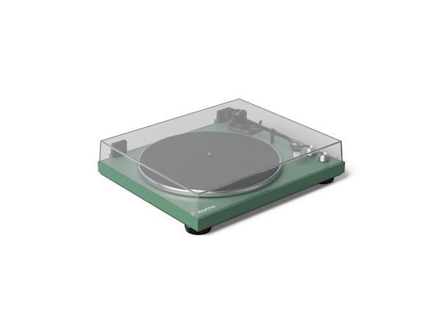 Kanto OBI3 Belt Drive Turntable w/Bluetooth 5.3 & Preamp Pitch Control AT3600L Cartridge Aluminum Platter Matte Green