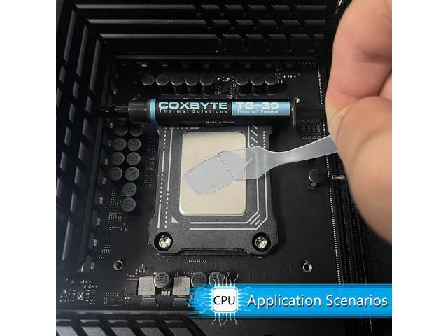 Coxbyte TG-30 thermal paste, 17.5W/mK ultra-high thermal conductivity suitable for CPU/server/GPU thermal conductivity, non corrosive,2g