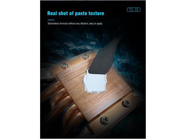Coxbyte TG-30 thermal paste with ultra-high thermal conductivity of 17.5W/mK, Premium Performance Thermal Paste for all processors, Canned 20g