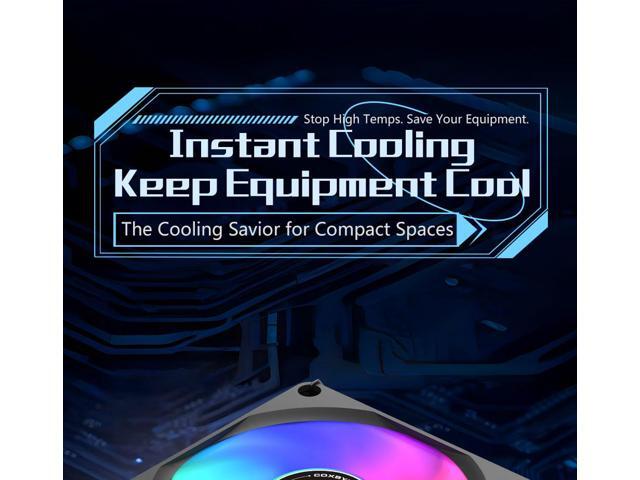 COXBYTE CFan-30V6 6 Heat Pipes Down-pressure CPU Air-cooling Cooler 45MM High 9CM Fan for LGA1200/1700/AM4/5 ITX Chassis CFan30V6 B ARGB