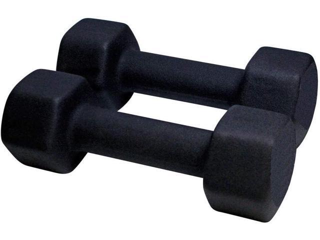 Amber Fight Gear Neoprene Dumbbell for Strength Training, Muscle Toning, and Rehab, Non-Slip Grip, Anti-Roll Design 1lbs