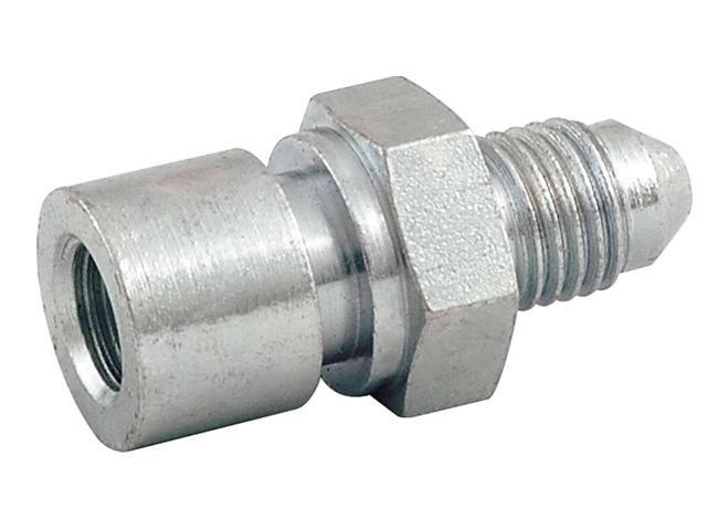 Allstar Performance ALL50101-20 Steel -4 AN Male to 3/16 Inverted Flare Female Brake Line Adapter Fitting, (Pack of 20)