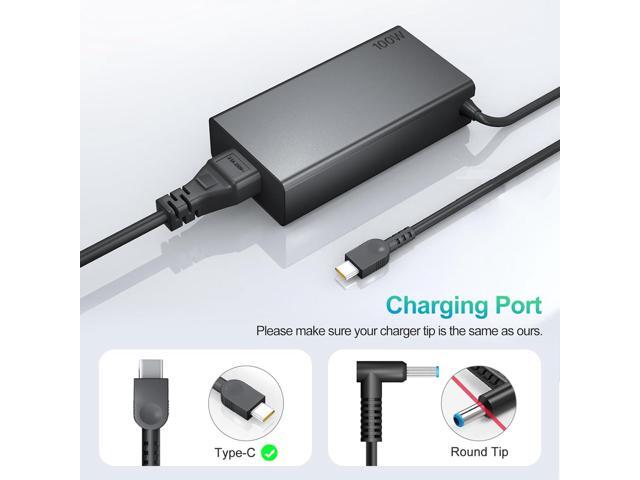 Energizewiz 100W USB C Charger for Lenovo Yoga 9 9i 7 7i ThinkBook 15 16 Yoga Slim 7 Pro ldeapad 5 Pro16 ADL100YLC3A ADL100YDC3A SA11D52396...