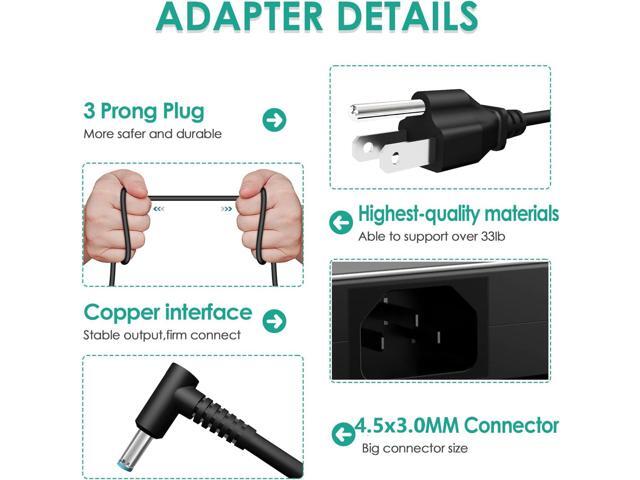 Energizewiz 200W Laptop Charger Compatible with HP Victus 15 16 Omen 15 17 Pavilion 15 17 TPN-DA10 L00818-850