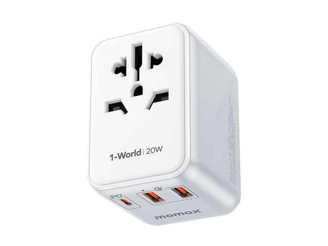 Universal Travel Adapter, 20W+18W International Plug Adapter with 2 USB-A Quick Charging & 1 USB C PD Fast Charging,1 AC, All-in-one Wall Charger...