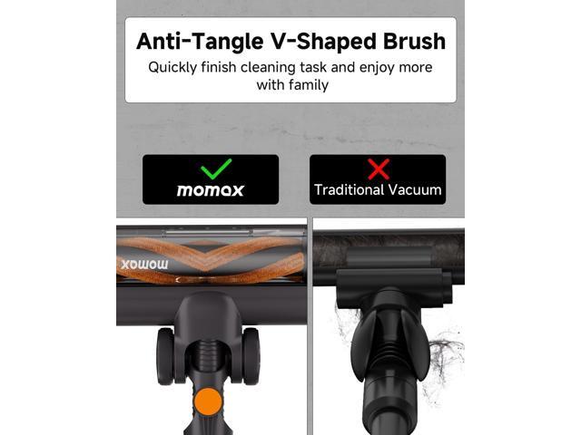 momax Vacuum Cleaner for Home Cordless Stick Vacuum with Powerful Suction, Rechargeable, Lightweight, 45 Mins Runtime for Carpet, Hard Floors, Pet...