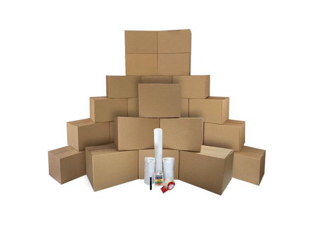 UBMOVE Moving Boxes 2 Room Bigger Smart Moving Kit 28 Boxes,Tape, & more
