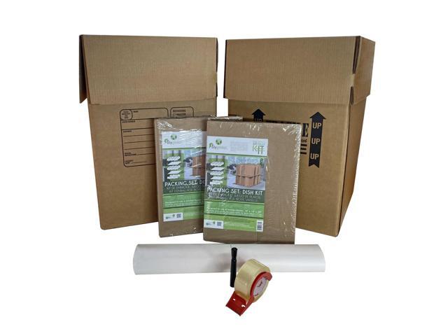 UBMOVE Kitchen Packing Boxes & Supplies Kit #2 - 2 Kitchen Boxes & Partitions
