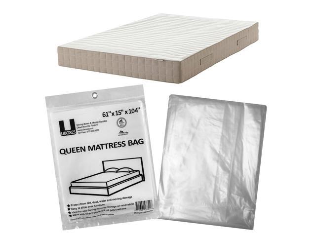 UBMOVE Queen Mattress Cover - 1 Pk 61' x 15' x 104' 2 Mil.