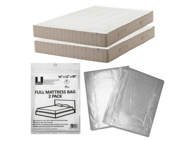 UBMOVE Full Size Mattress Bag 54x12x90' (2 Pack) Protective Moving