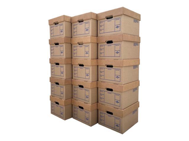 UBMOVE File Boxes 200# Strength, Small, 15' x 12' x 10', 15 Pack