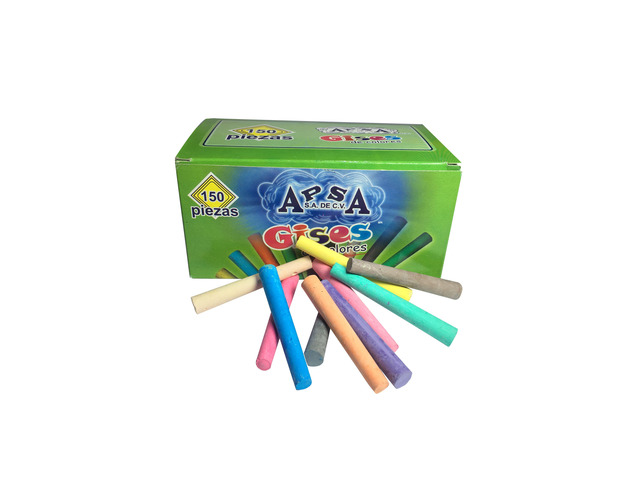 UOFFICE Multicolor Chalk, 150 Pack