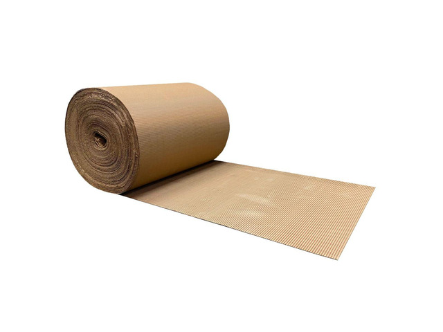 UOFFICE Corrugated Wrap 24' x 250' x 1/8' Thick - B Flute - Cardboard Wrap