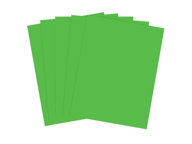 UOFFICE Colored Bond Paper Bundle 8.5' x 11', 20lbs, 100 Pages, Green