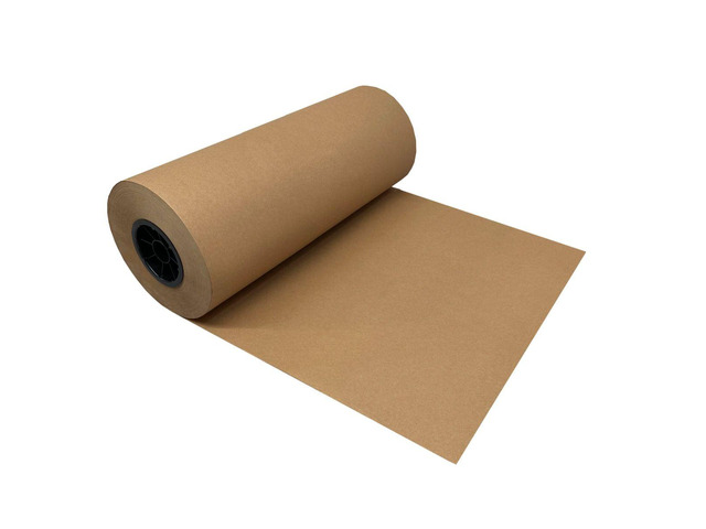 UOFFICE Kraft Paper Roll 600'x18' 50lb Strength Brown Shipping Paper
