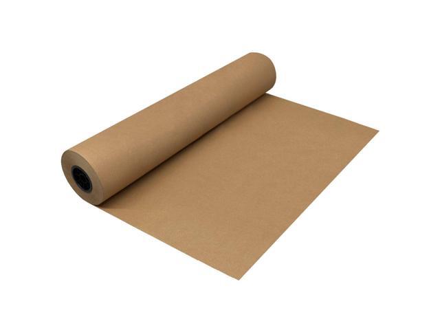 UOFFICE Kraft Paper Roll 600'x48' 50lb Strength Brown Shipping Paper Fill