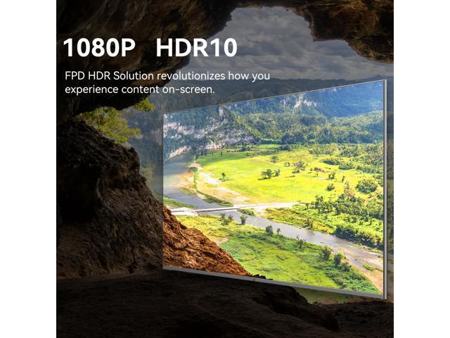 FPD 43 Inch Smart TV Flat Screen Frame LED Television Full HD 1080p Google Cast Built in, Streaming Live Ultra Thin HDR10 Android TV, Bluetooth,...