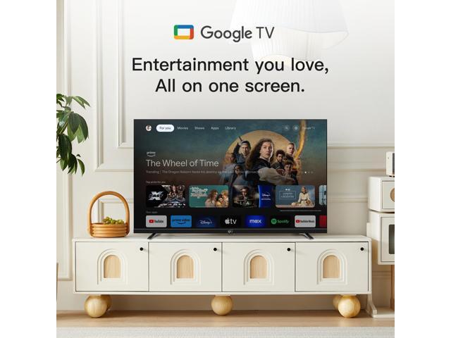 FPD 32-inch Smart TV Google TV HD 720p with Google Play and Google Cast Built-in, HDR 10, Dolby Audio, Voice Remote, Stream Live TV(Palette-Series,...