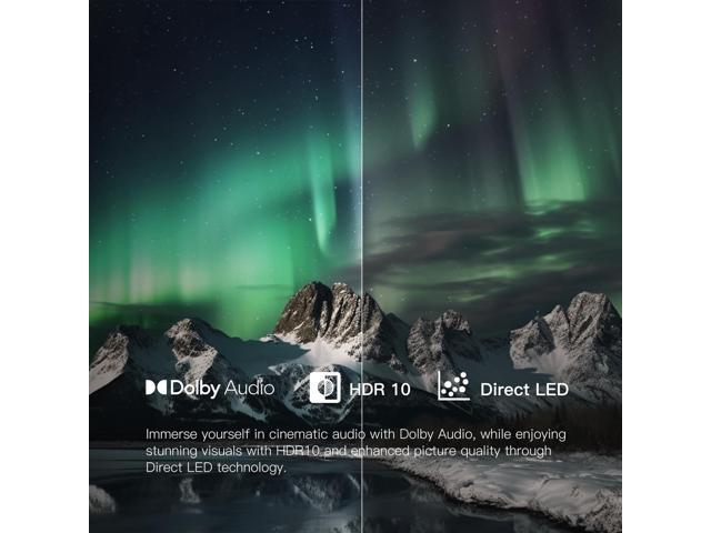 FPD 43-inch Smart TV Google TV 1080p Full HD with Google Play and Chromecast Built-in, HDR 10, Dolby Audio, Voice Remote, Stream Live...