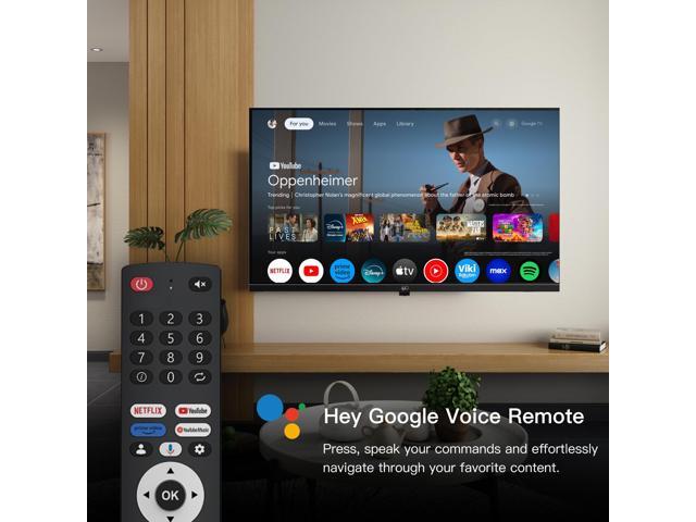 FPD 43 Inch Smart TV 4K UHD LED Flat Screen Google TV with Google Cast, Bluetooth, HDMI, Streaming Live, HDR 10, Dolby Vision, Ultra Slim...