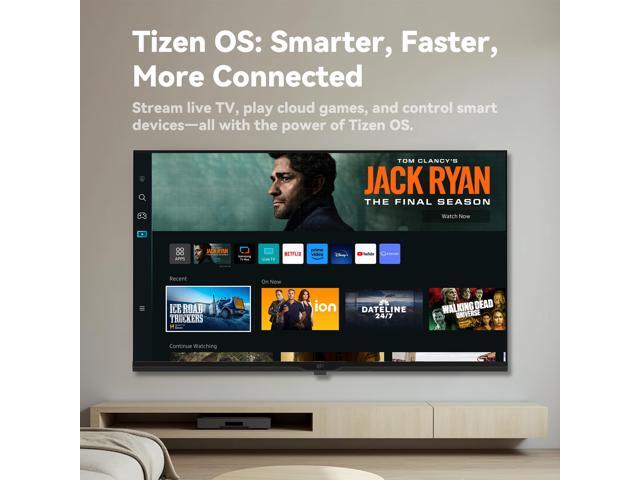 FPD 40 Inch Smart TV Tizen OS, 1080p Full HD Compatible with Samsung TV Plus, Dolby Audio, HDR 10, Gaming Hub, SmartThings, Built-in Miracast,...