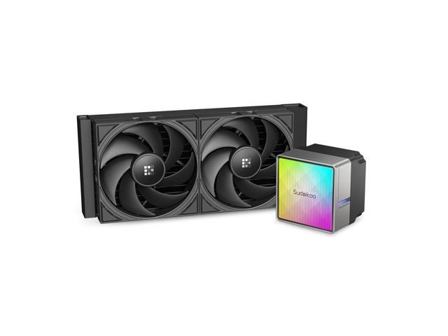 Sudokoo NEXAURA 240 Liquid CPU Cooler: 240mm AIO CPU Cooler with PWM Pump & ARGB Pump Head - Water Cooling with FDB Fans for Intel LGA...