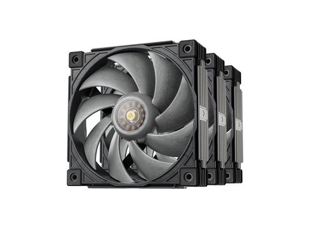 Sudokoo MACH120-3IN1 120mm Case Fan: 3 Pack PWM Quiet PC Fans with FOC Motor - 4 Pin LCP High Speed Computer Cooling Fan with 500-3000 RPM