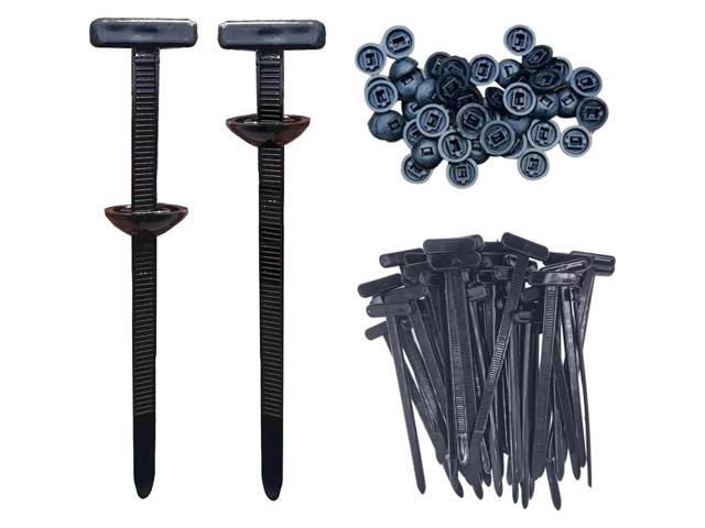 JFEYV Nylon Universal Cable Tie Buckle for Car, 2025 New Heavy Duty Self-Locking Zip Ties Holder, Multipurpose Plastic Cable Ties Tool Fasteners...