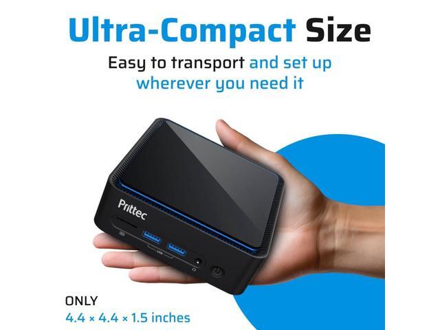 Prittec F8 Mini PC, Intel 13th Gen i5-13420H, 16GB DDR4, 512GB M.2 SSD, Support 8K, 4 Display, HDMI x 2, USB3.2 Gen 2 x 4, Type-C x 2, WiFi6/BT5.2,...