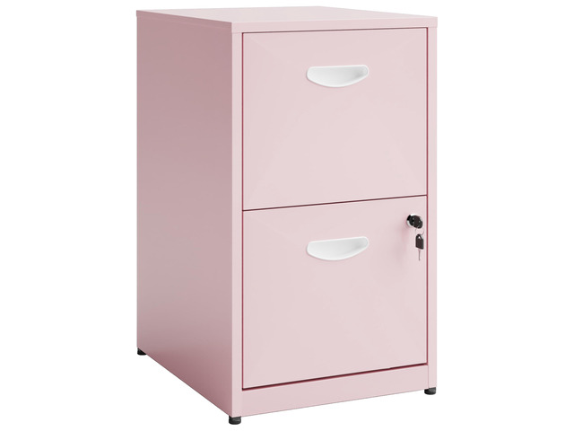 2 Drawer File Cabinet with Lock, Metal Filing Cabinet for Home Office Small Locking Cabinet for Under Desk Storage, Printer Stand, Fits Letter...