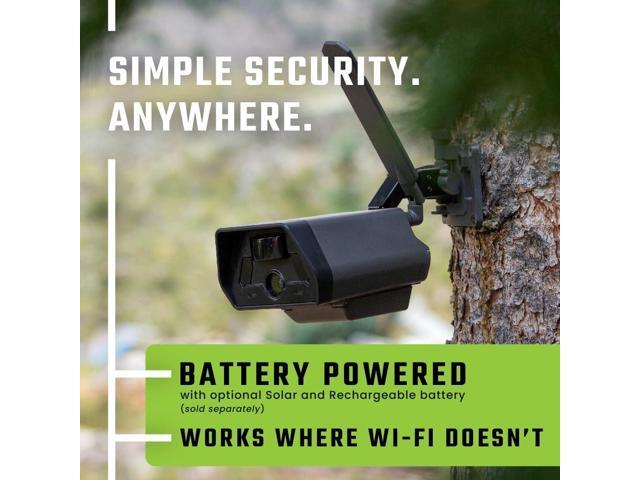 TACTACAM Defend Cellular Security Camera: LTE, No WiFi Needed, 4K Photo + 1080p Video, 100FT IR Flash, 8GB Internal + SD Battery/Solar Powered -...