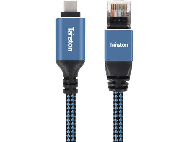 USB C to Ethernet Cable, 40Ft Type C to RJ45 Cable,USB C to Gigabit Ethernet Cable Compatible Thunderbolt 3/4,Directly Connected to Smartphone,...