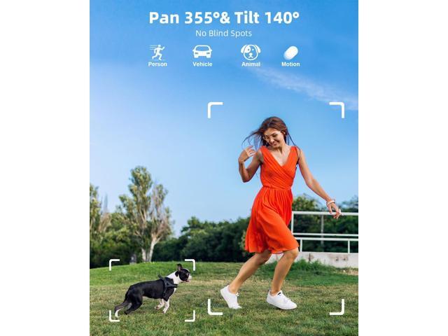 PTZ Security Cameras Wireless Outdoor Solar Powered, Pan Tilt 360 View 10 CH Ultra 4MP Home Security Camera System with 4 Cameras Human Detection...