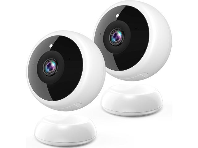 Magnetic Security Camera Wireless - 2Pack AI Motion Detection, 2K HD Video, Battery Powered, Ease of Setup, 2-Way Audio,IR Color Night Vision,...