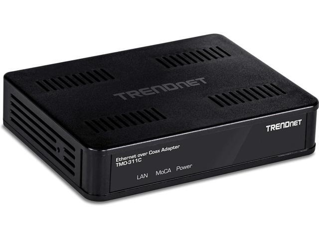 TRENDnet Ethernet Over Coax Adapter, Backward Compatible with MoCA 2.0, Gigabit LAN Port, Supports Net Throughput Up to 1Gbps, Supports Up to 16...