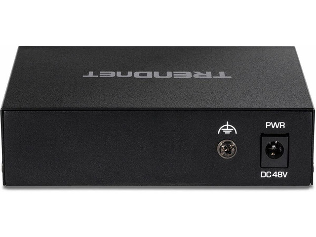 TRENDnet 5-Port Unmanaged Gigabit PoE+ Switch, TE-GP051 4 x Gigabit PoE+, 1 x Gigabit Port, 10Gbps Switching Capacity, 35W PoE Power Budget,...